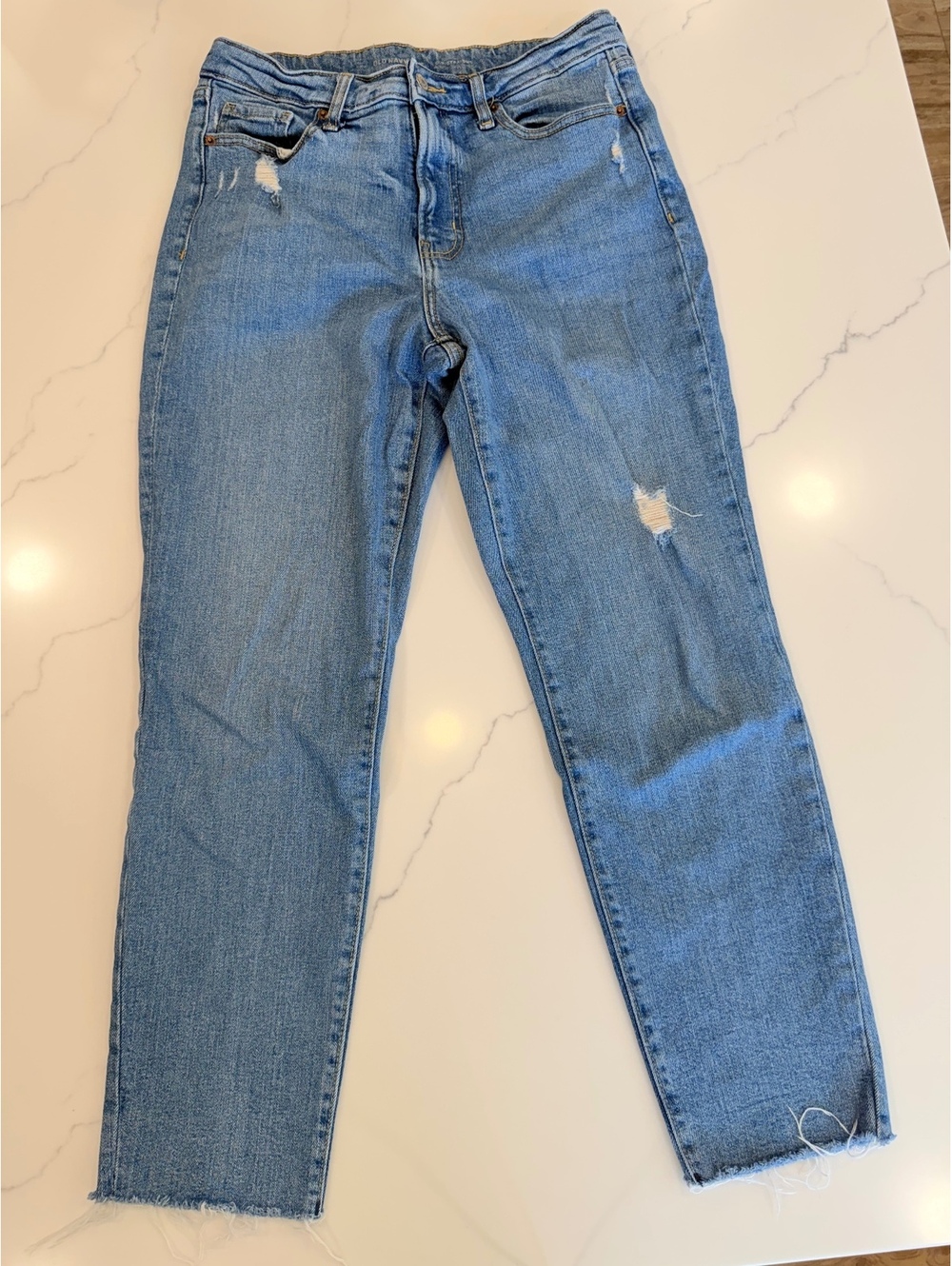 Old Navy High Rise OG Straight Medium Washed Jeans Size 10